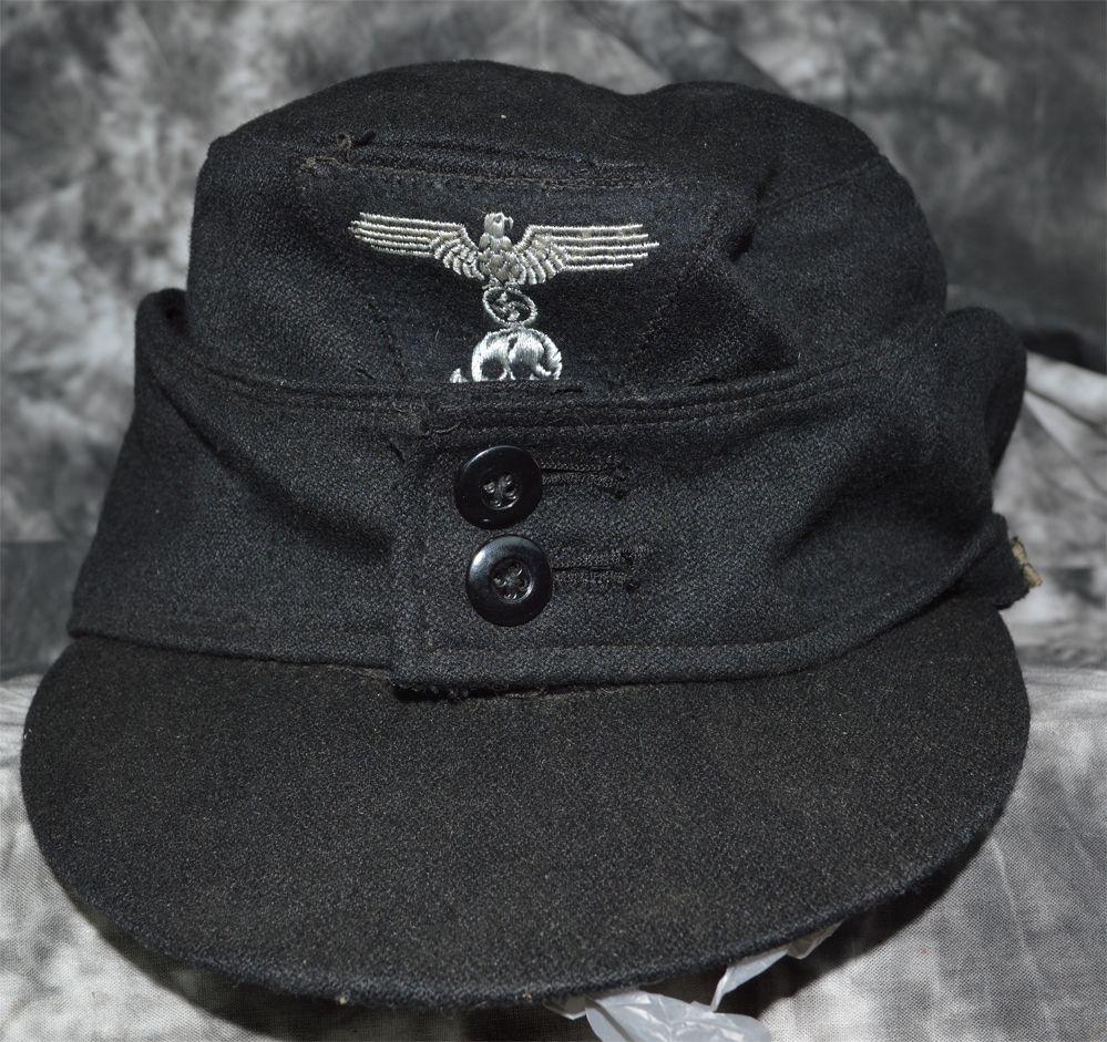 WWII German SS trapezoid cap unissued